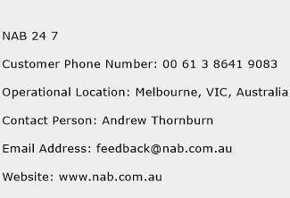 nab 24hr contact number.